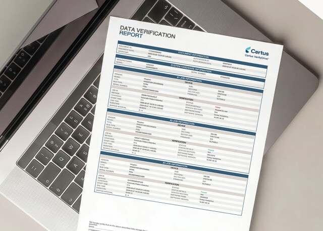 Data Erasure Verification Report