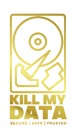 Kill my data logo GOLD SECURE SAFE TRUSTED