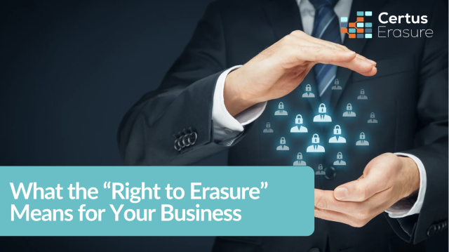 What is The Right to Erasure?