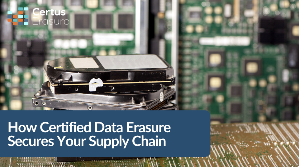 Your Decommissioned Hardware is the New Target: How Certified Data Erasure Secures Your Supply Chain